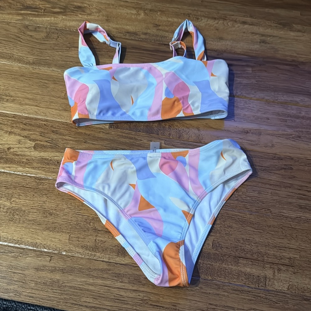 Shein Colorful Abstract Print Bikini **Never Worn**